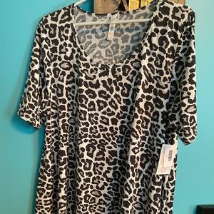 Lularoe Leopard Print Perfect T